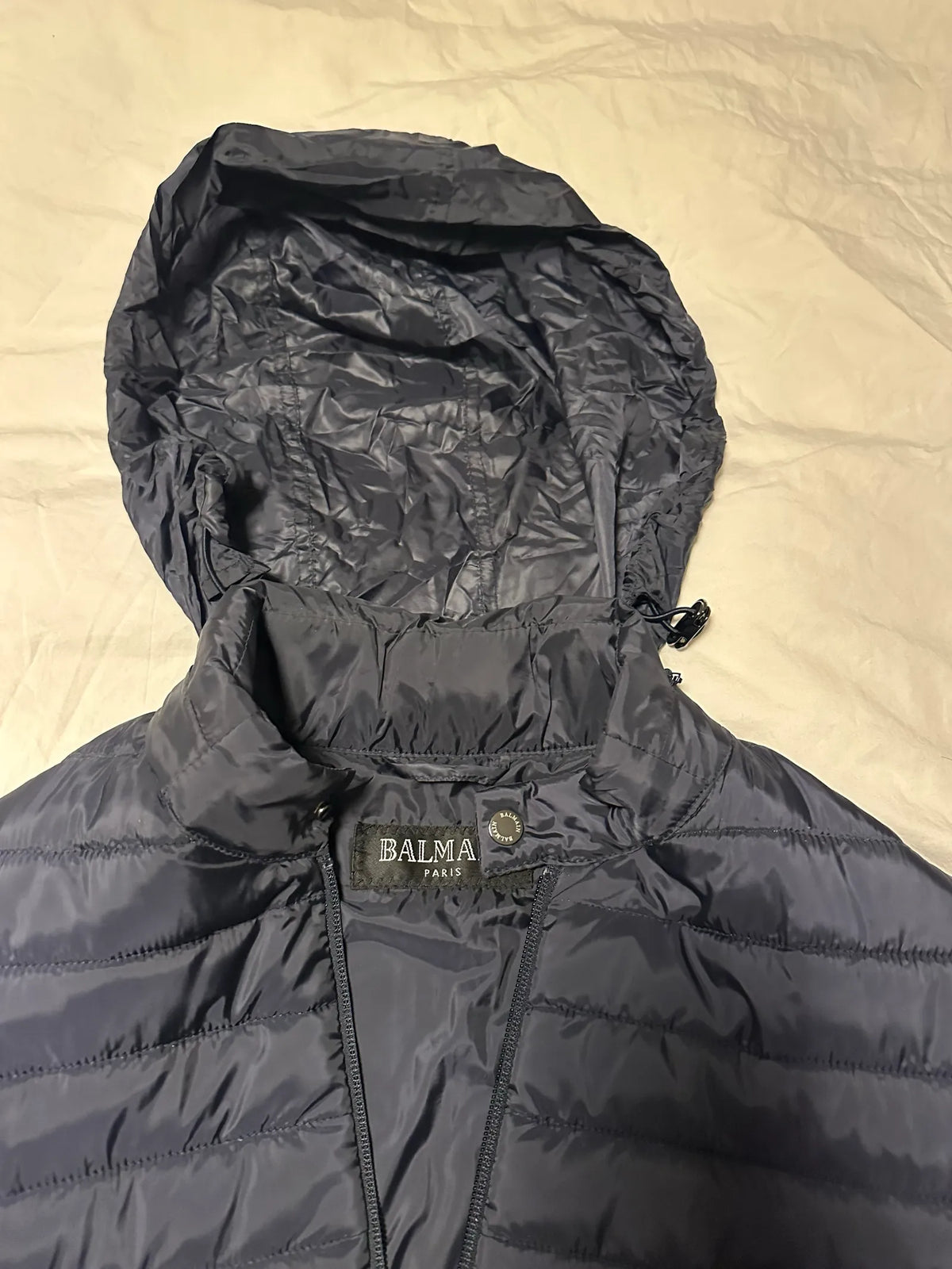 Balmain Paneled Wool Knit-dunjacka NWOT
