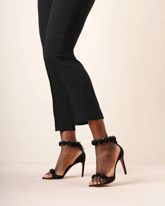 Alaïa La Bombe 90 Suede-skinnklackar