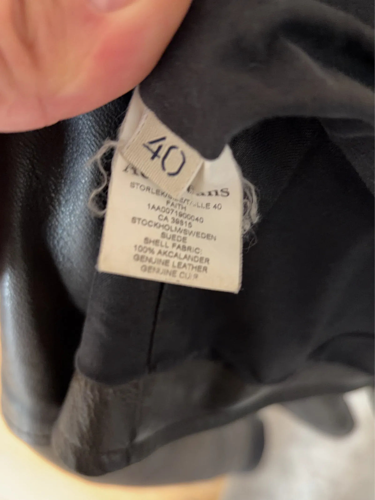Acne Studios Leather jacket