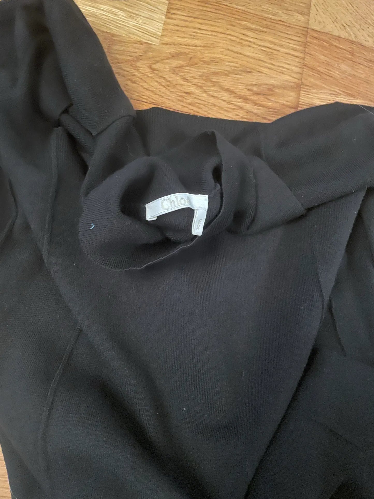Chloé Slashed Shoulders Turtleneck-ullpolotröja NWOT