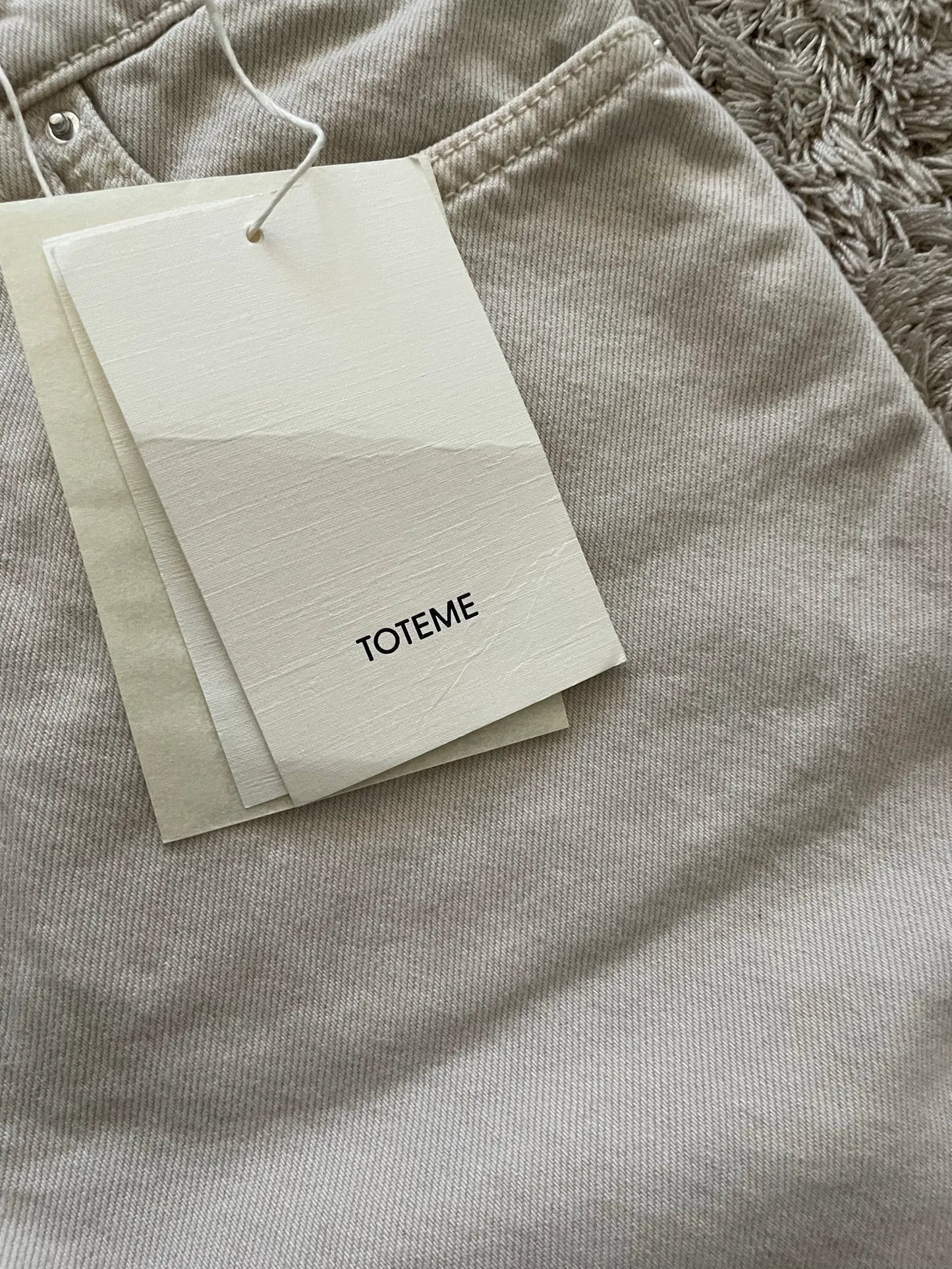 Toteme Low Taper Denim-jeans NWT