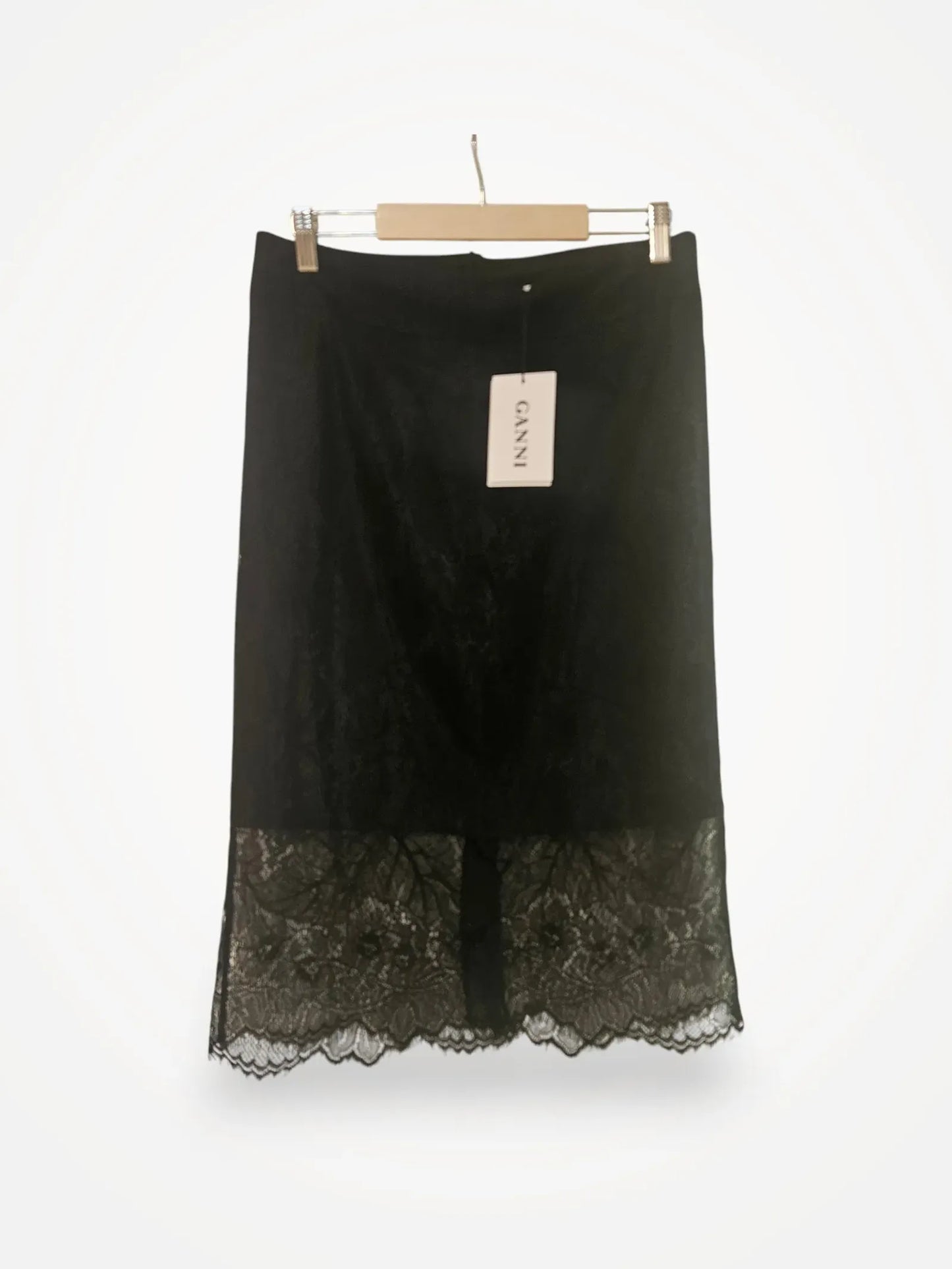 Ganni California Lace-kjol NWT