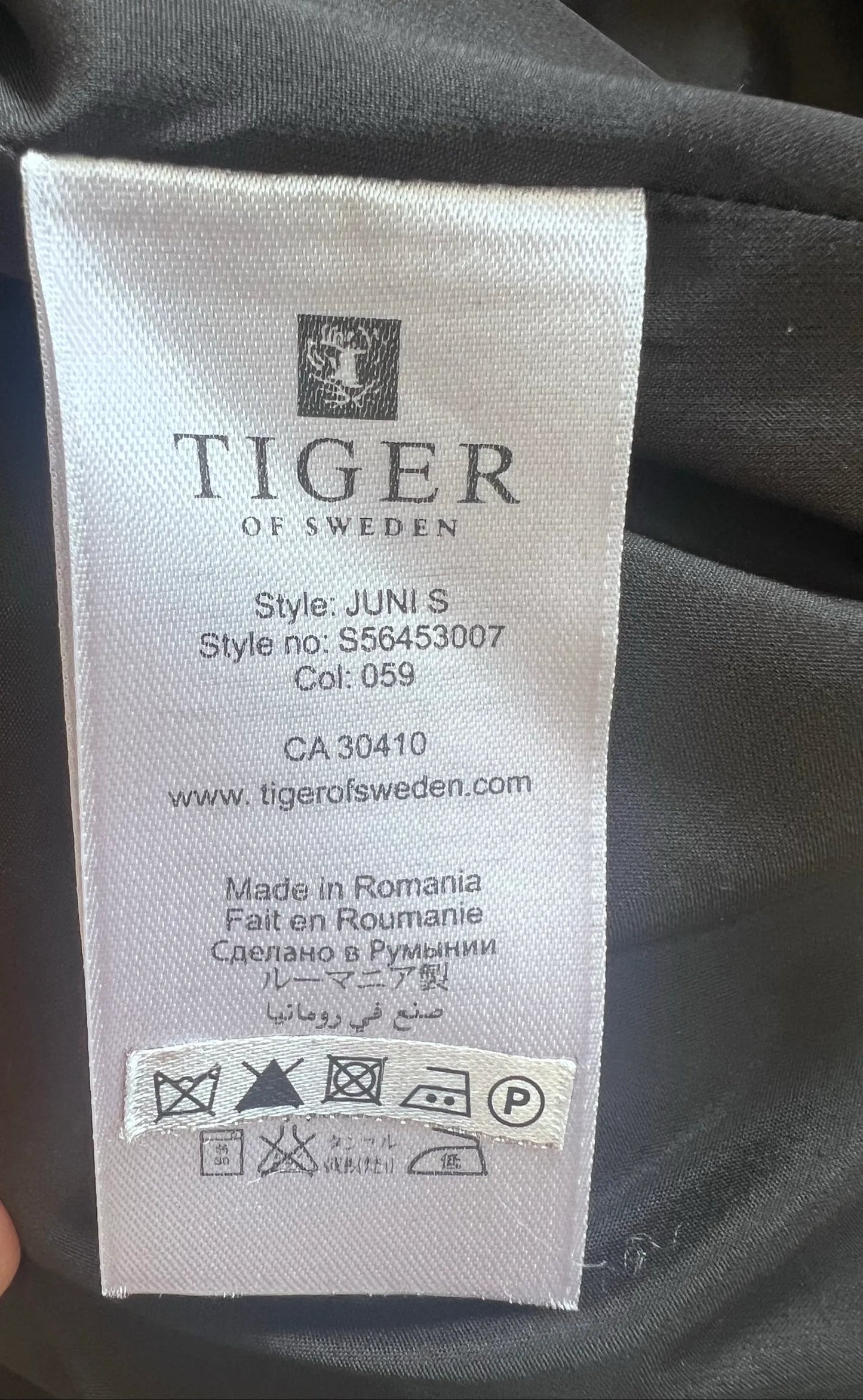 Tiger of Sweden Juni S-klänning NWOT