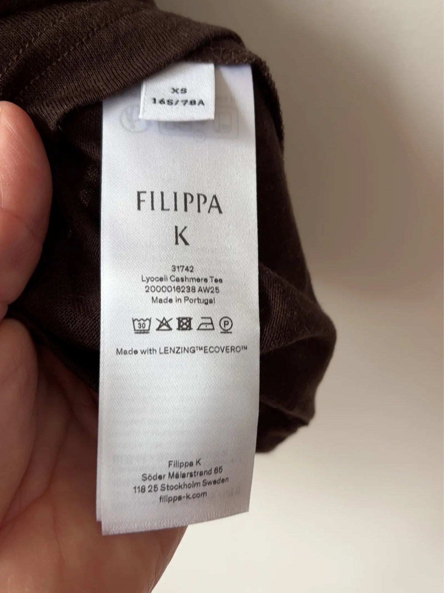 Filippa K Lyocell Cashmere-t-shirt NWT