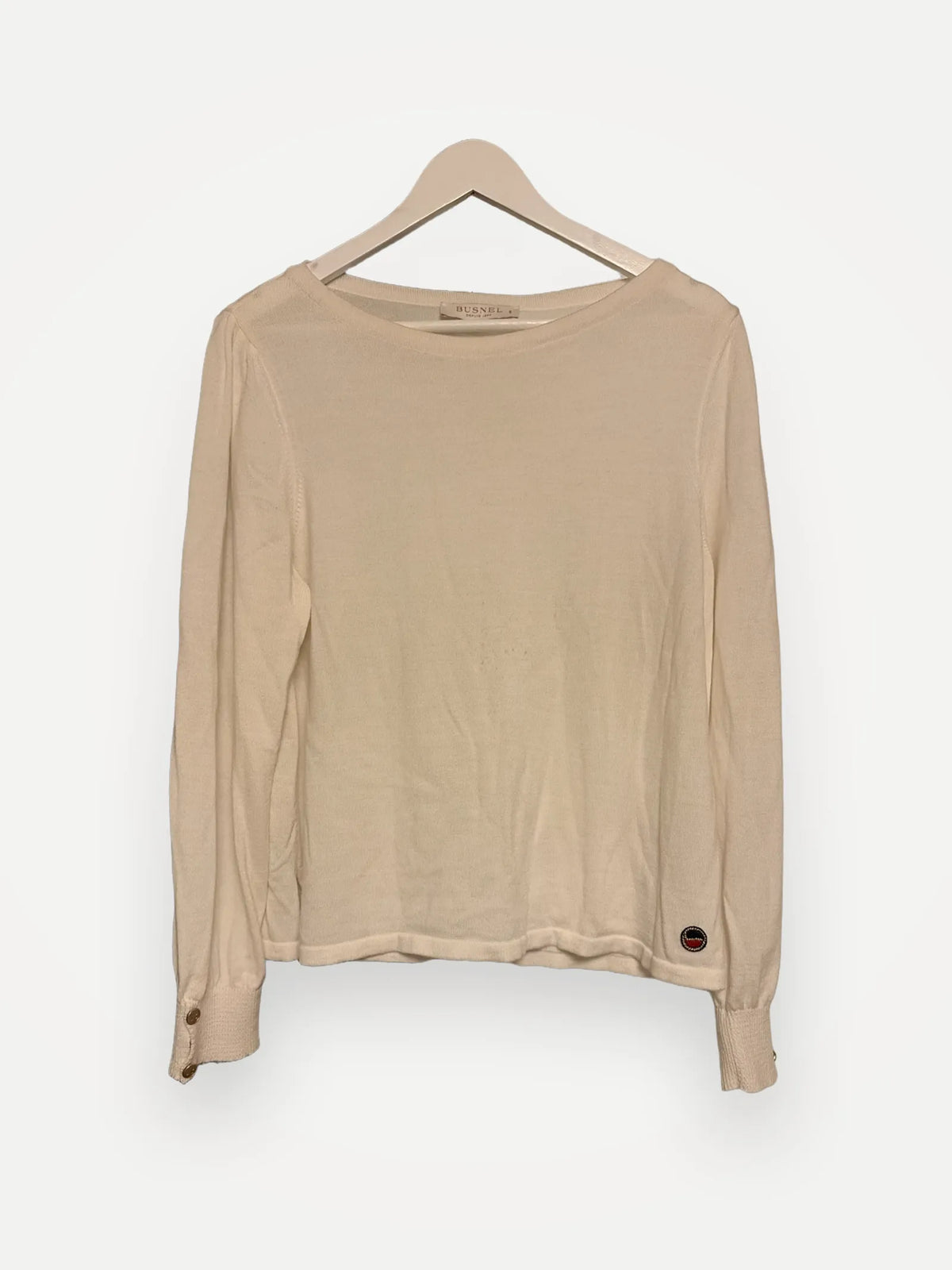 Busnel White Ruth Sweater