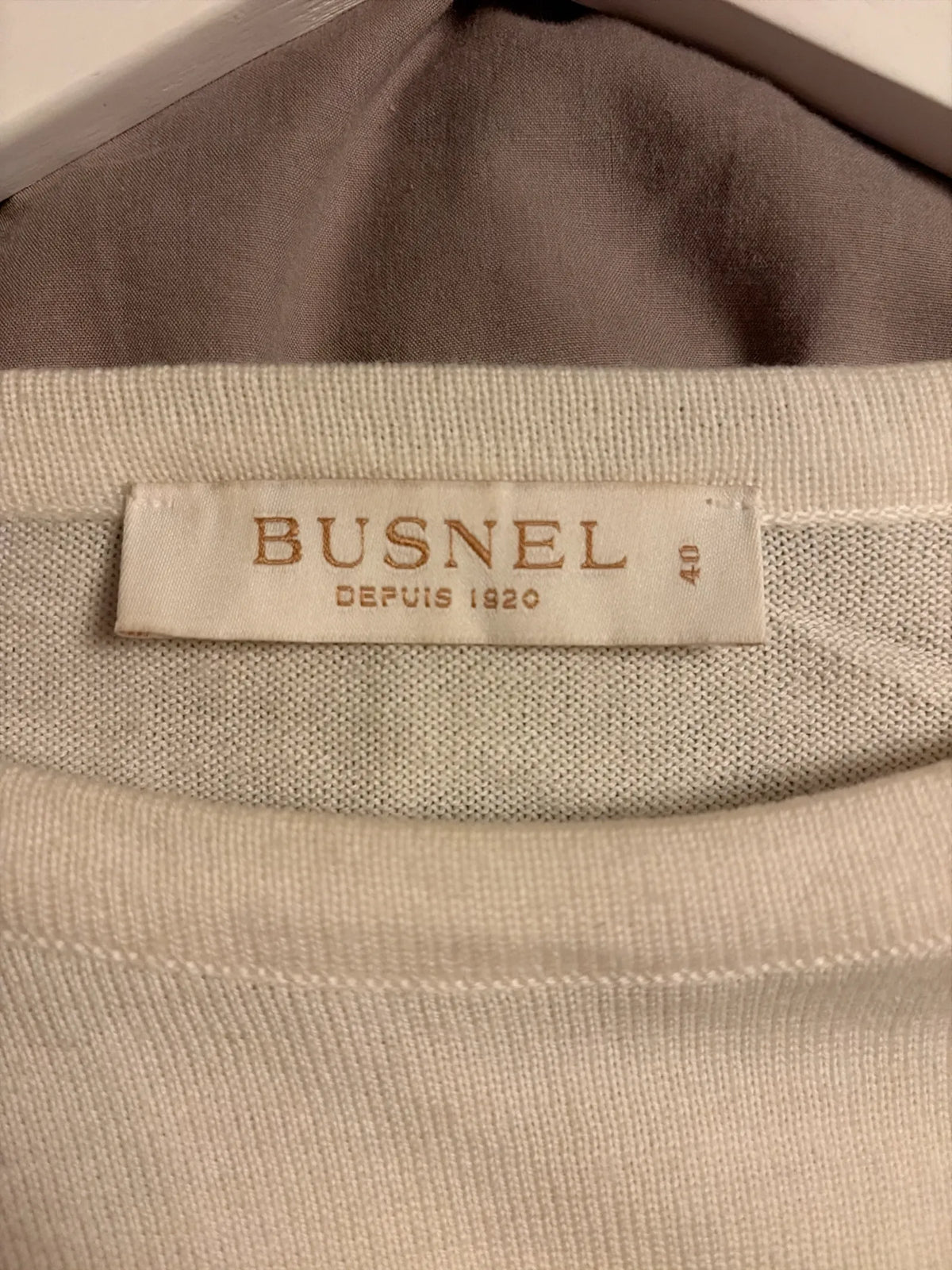 Busnel White Ruth Sweater