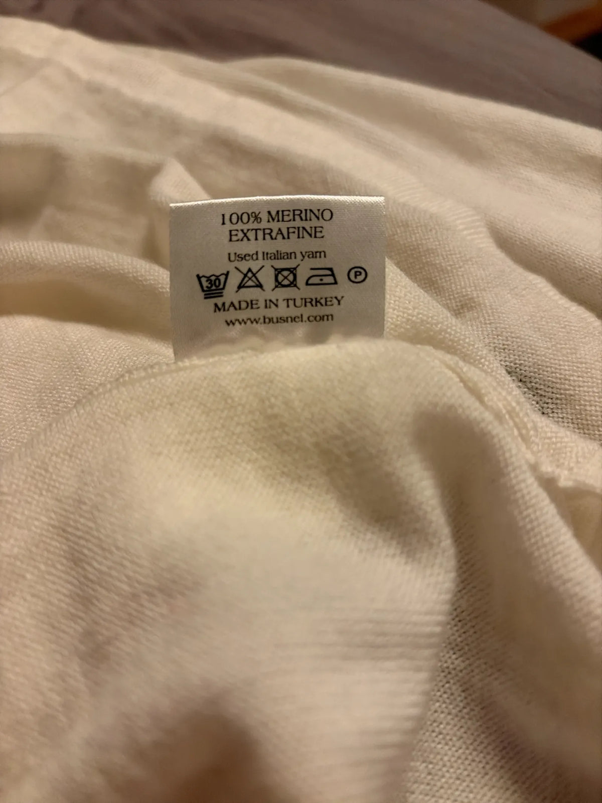 Busnel White Ruth Sweater
