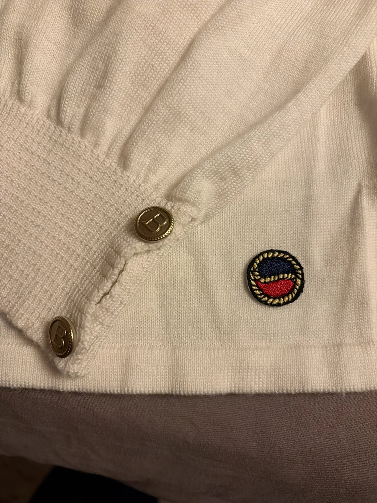 Busnel White Ruth Sweater