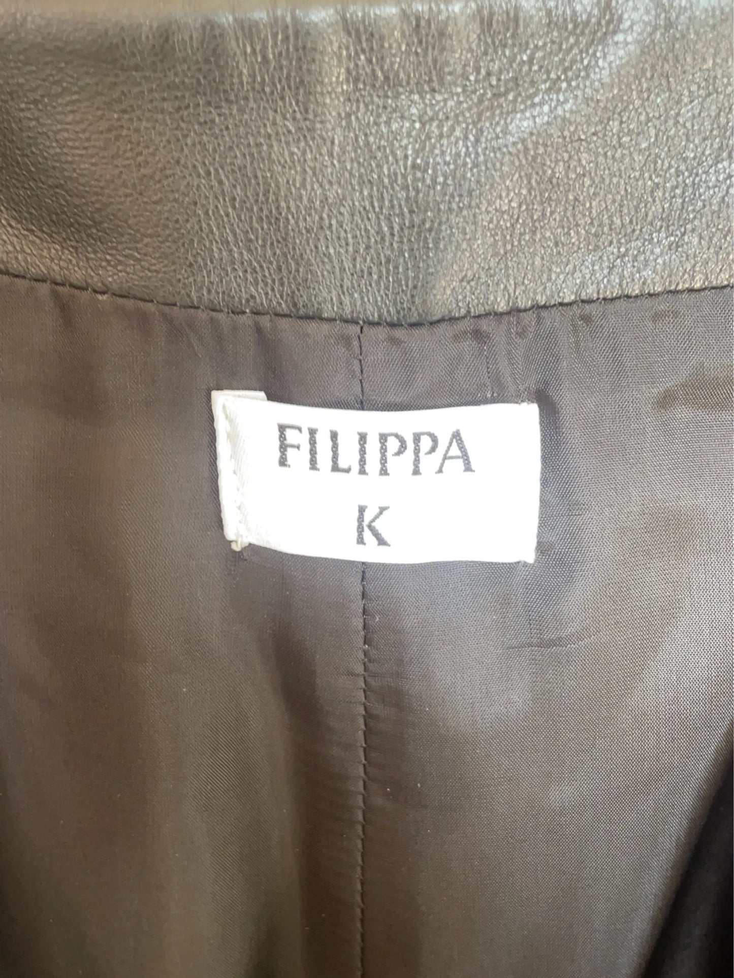 Filippa K Miley Leather-skinnkjol