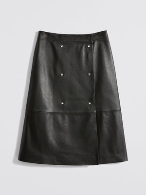 Filippa K Miley Leather-skinnkjol