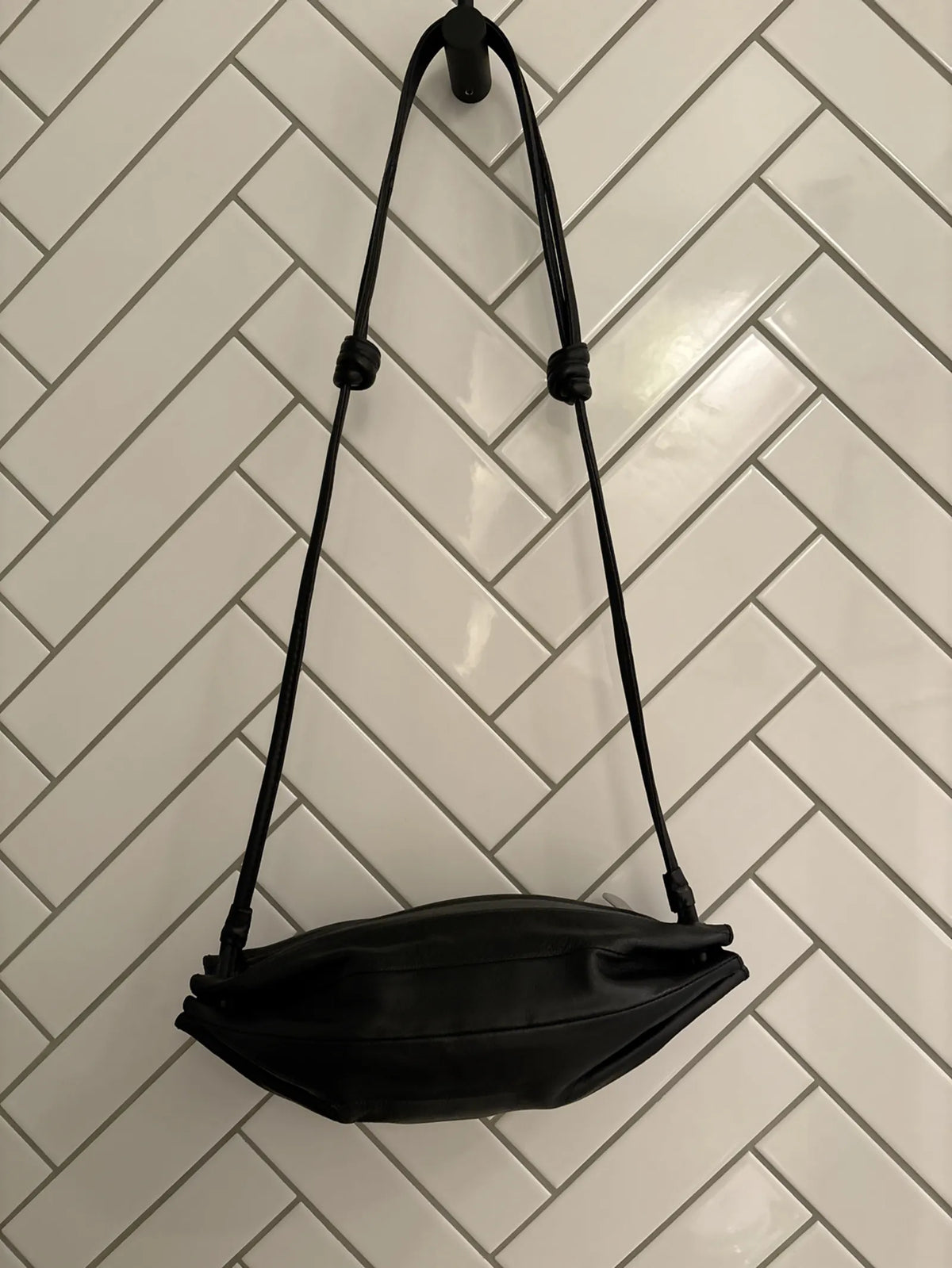 Marimekko-skinnaxelremsväska NWOT