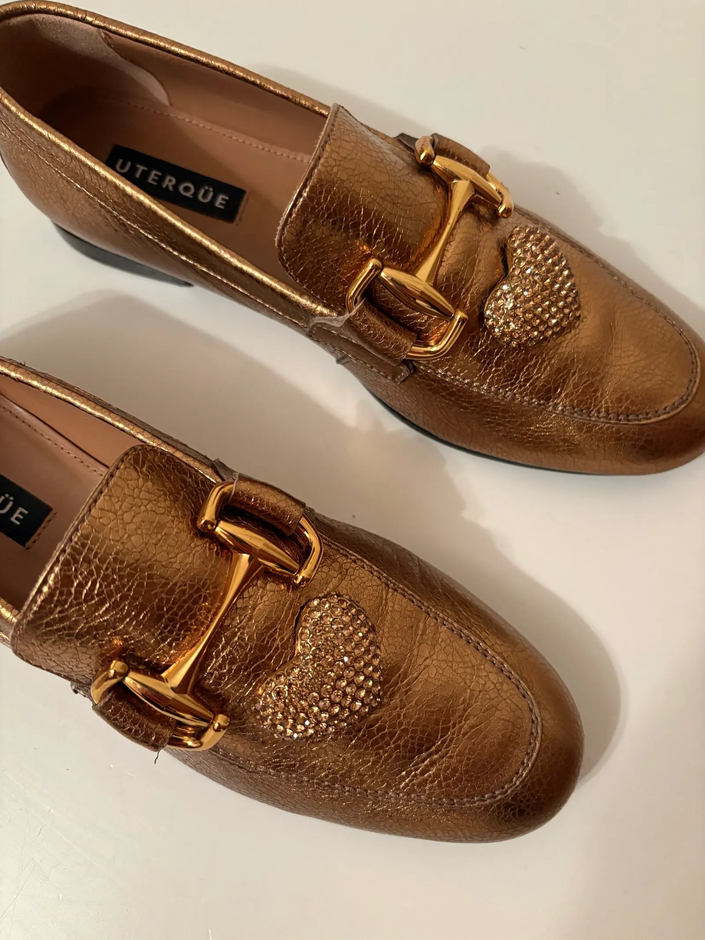 Uterque-skinnloafers