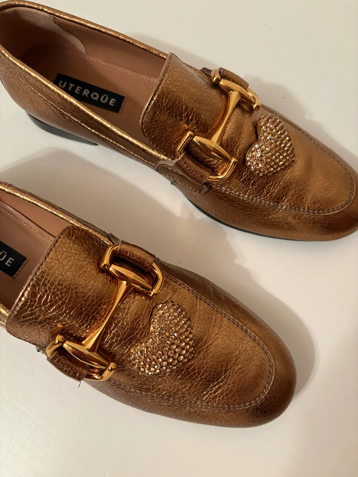 Uterque-skinnloafers