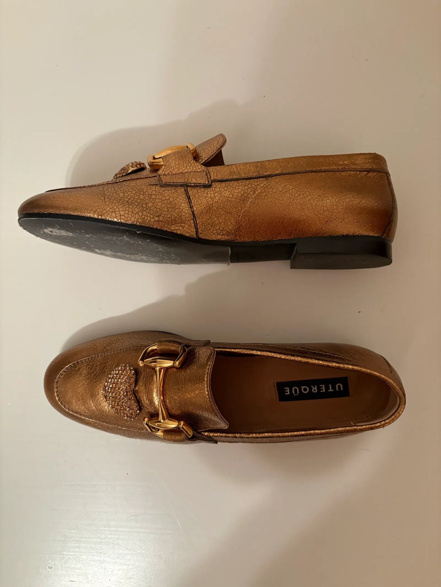 Uterque-skinnloafers