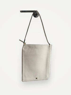 Toteme Slim Leather Tote-skinnaxelremsväska NWOT
