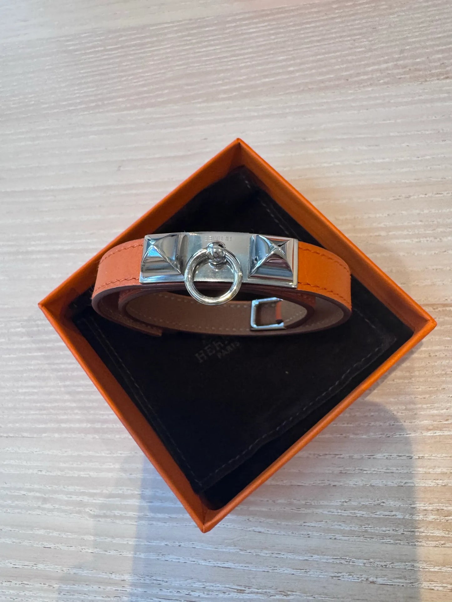 Hermès Rivale Double-skinnarmband NWOT
