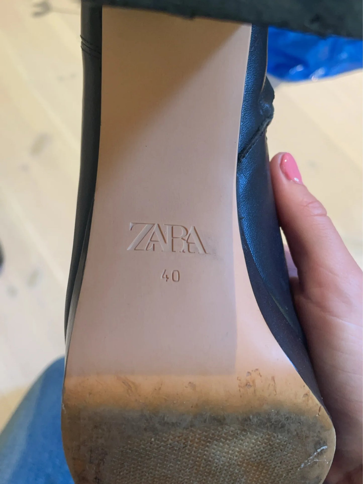 Zara-skinnboots