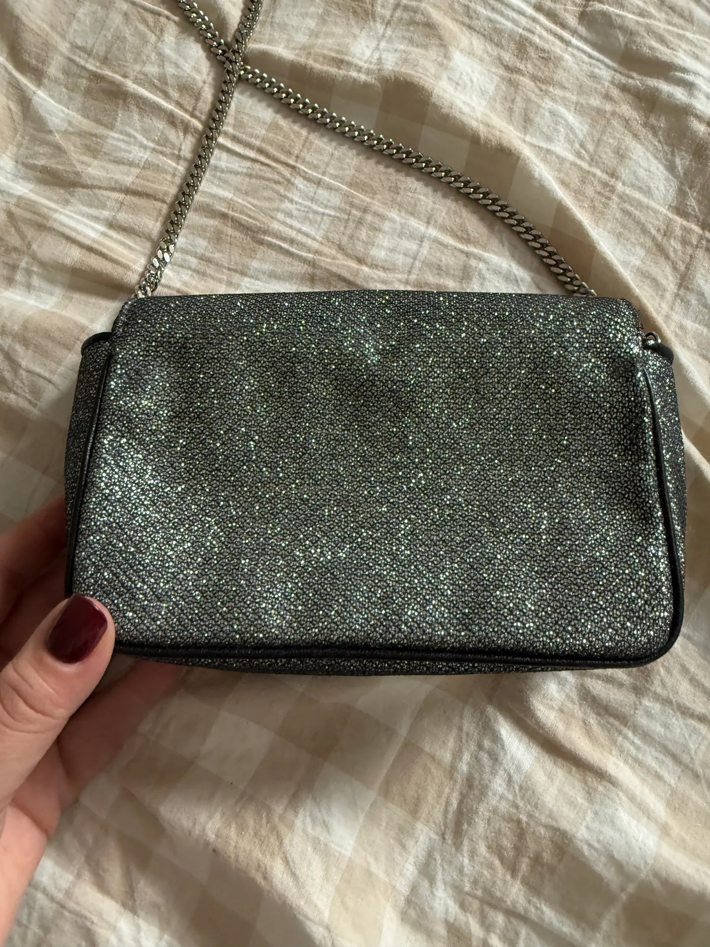 Jimmy Choo-axelremsväska