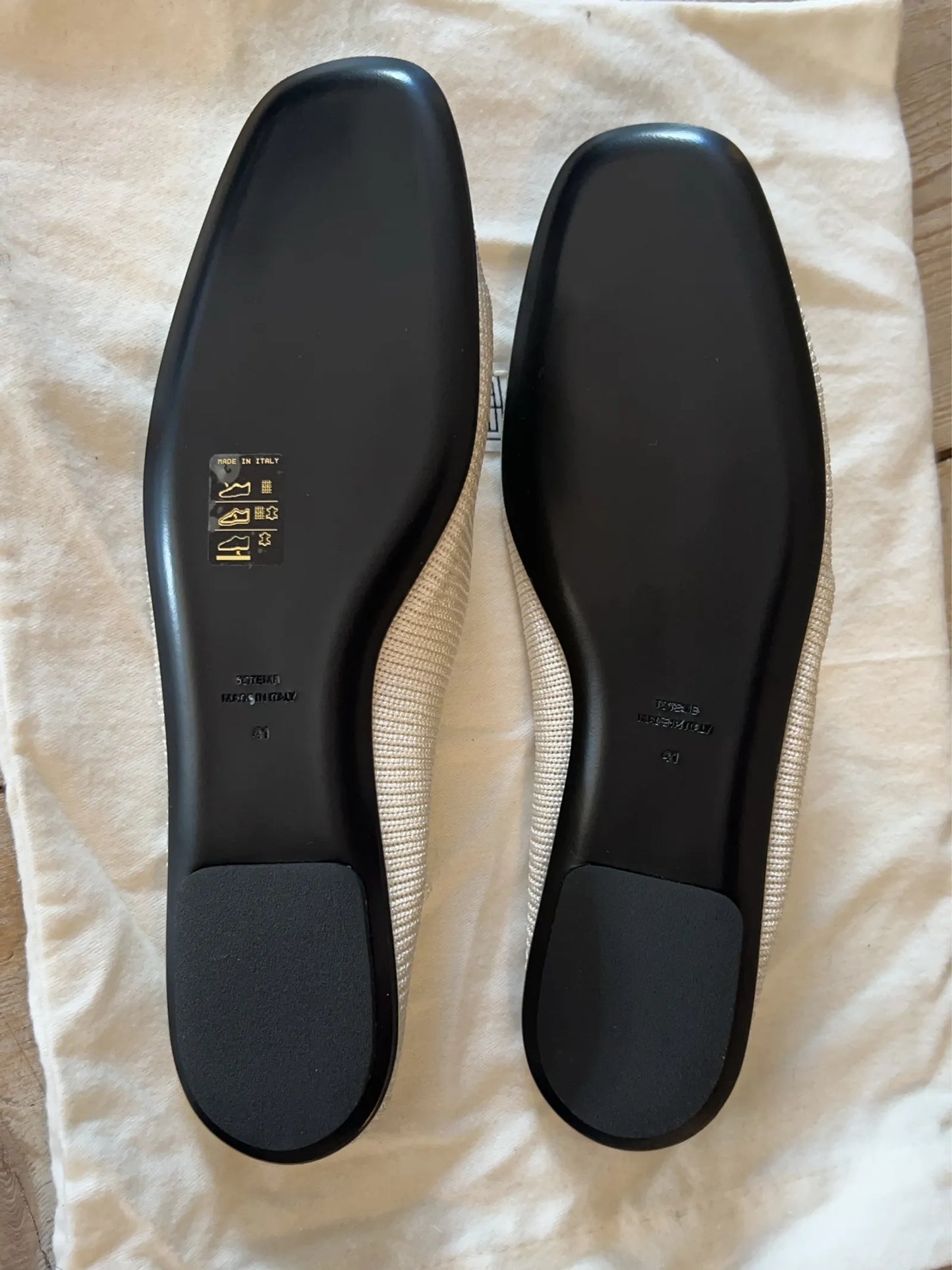 Toteme Knitted Ballerina Ballet flats