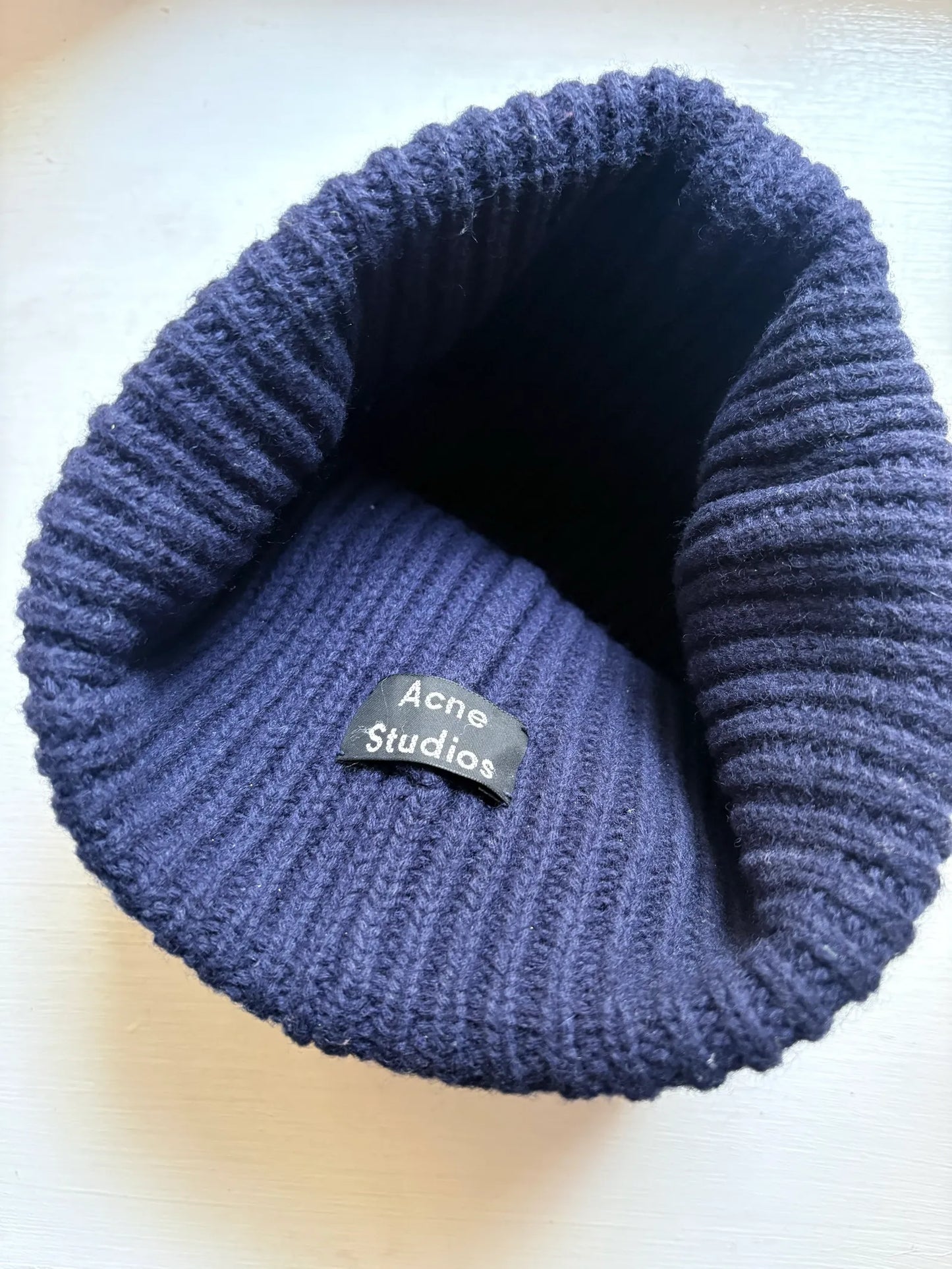 Acne Studios Logo Face Beanie Hat