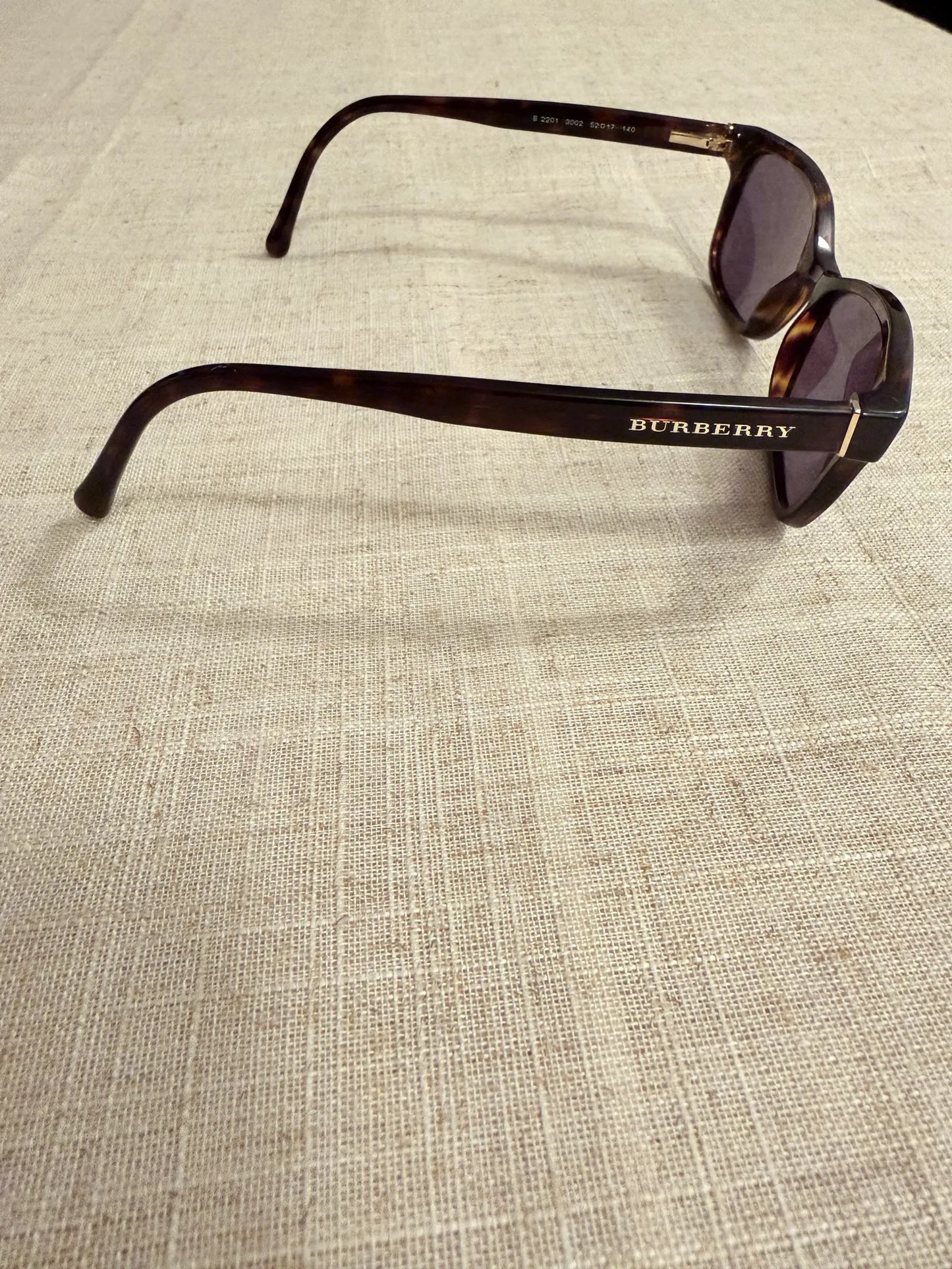 Burberry Be2201 3002 Dark Havana Sunglasses