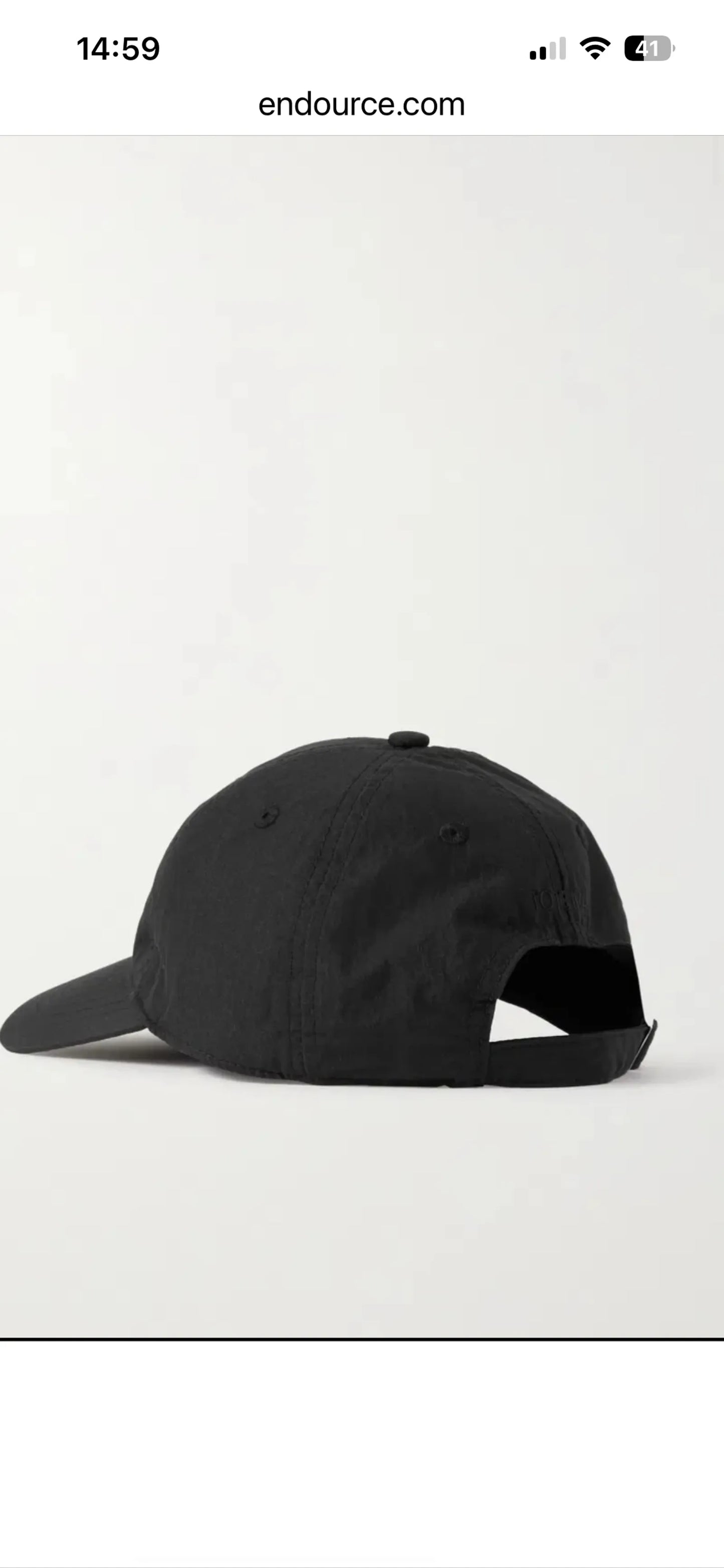 Toteme Embroidered Cotton Baseball Cap-keps NWOT