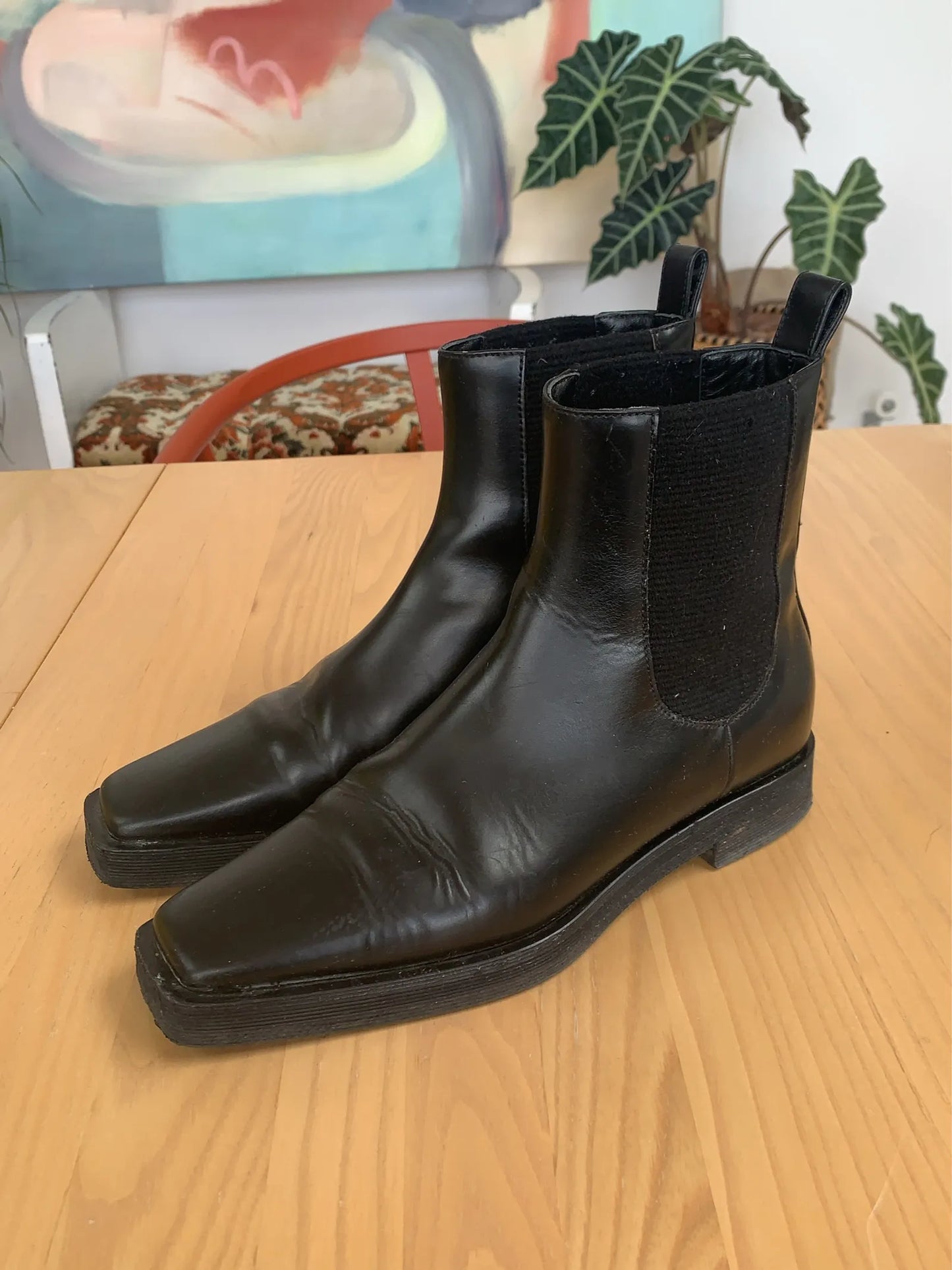 Toteme Chelsea-skinnboots