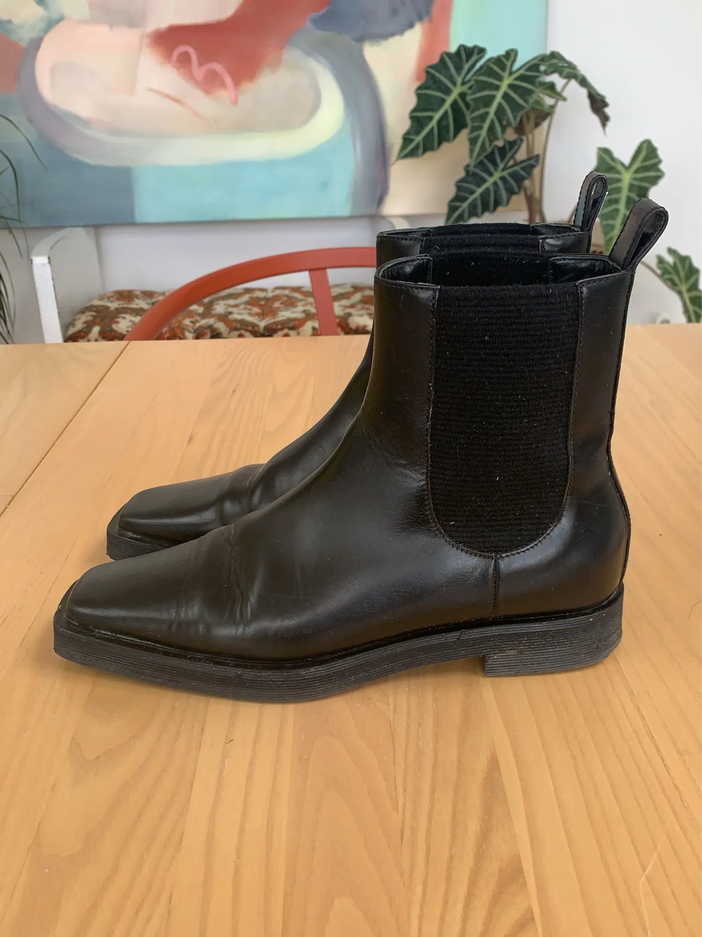 Toteme Chelsea-skinnboots