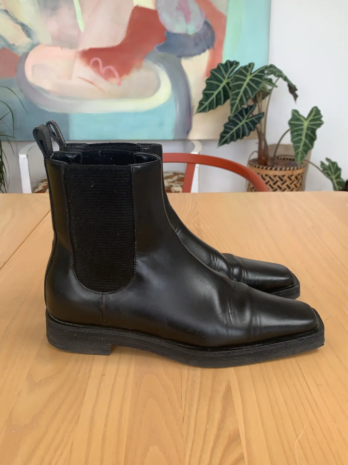 Toteme Chelsea-skinnboots