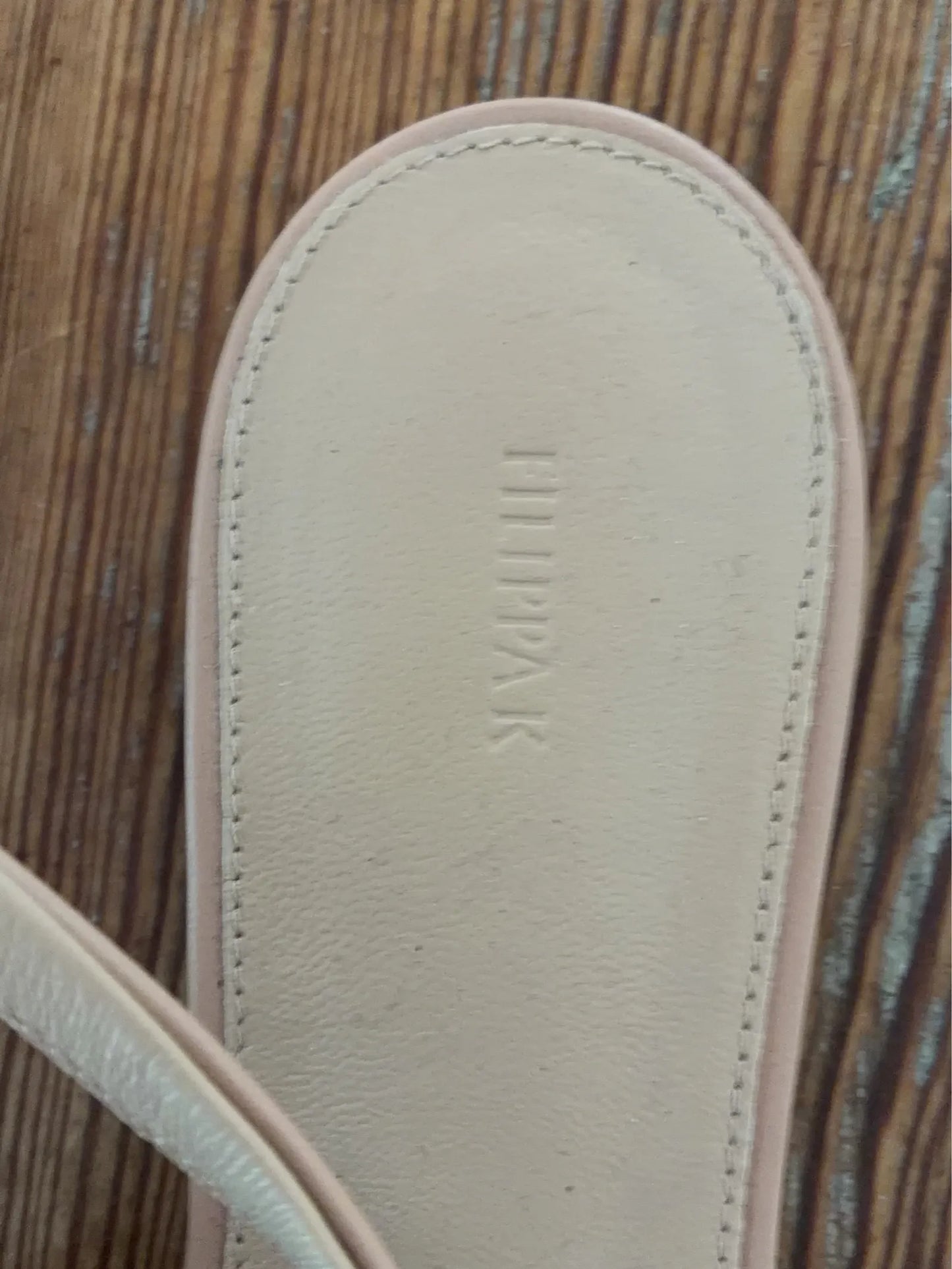 Filippa K Sling Back Flats Powder Beige-skinnskor NWOT
