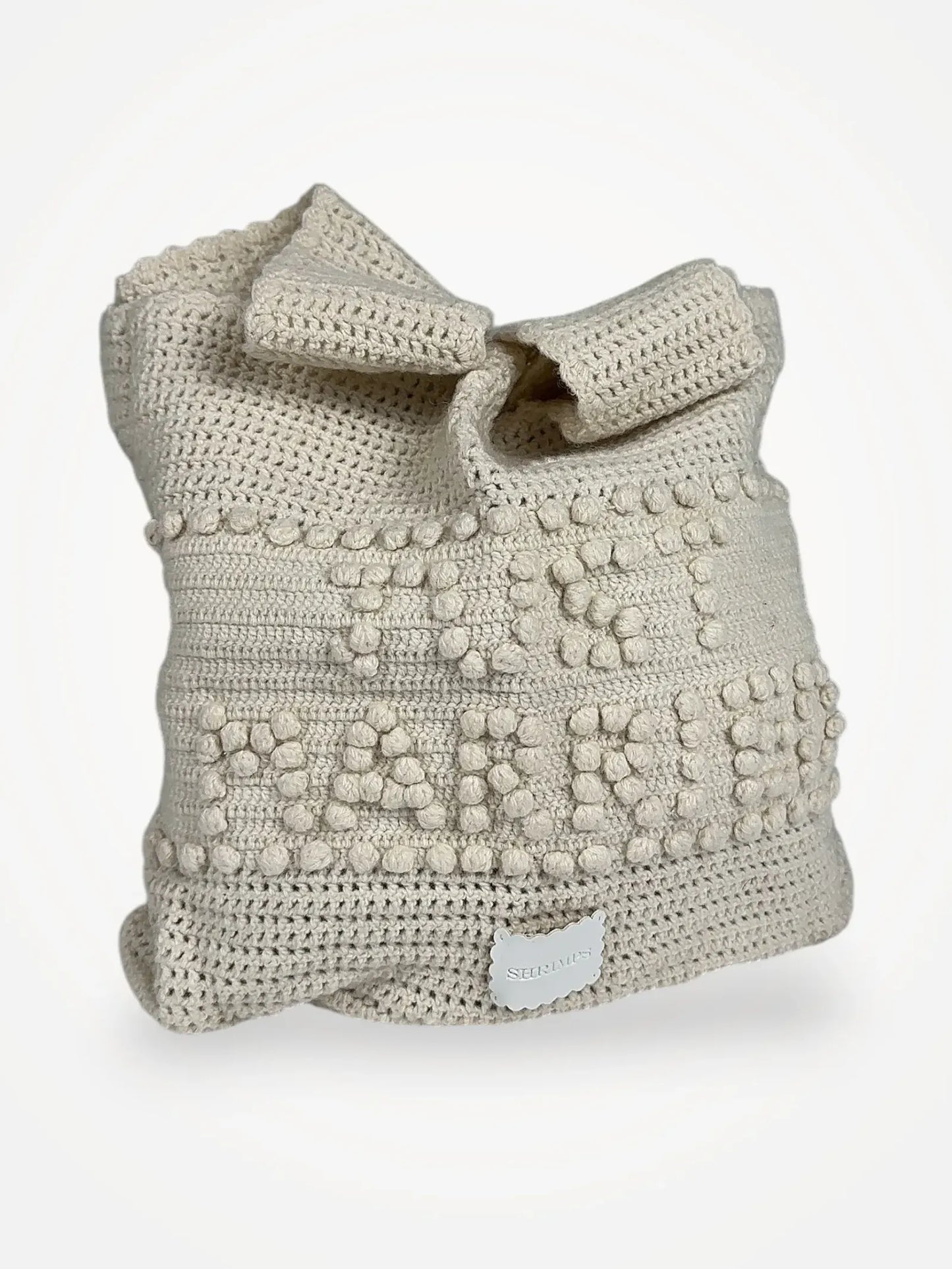 Shrimps-ullhandväska