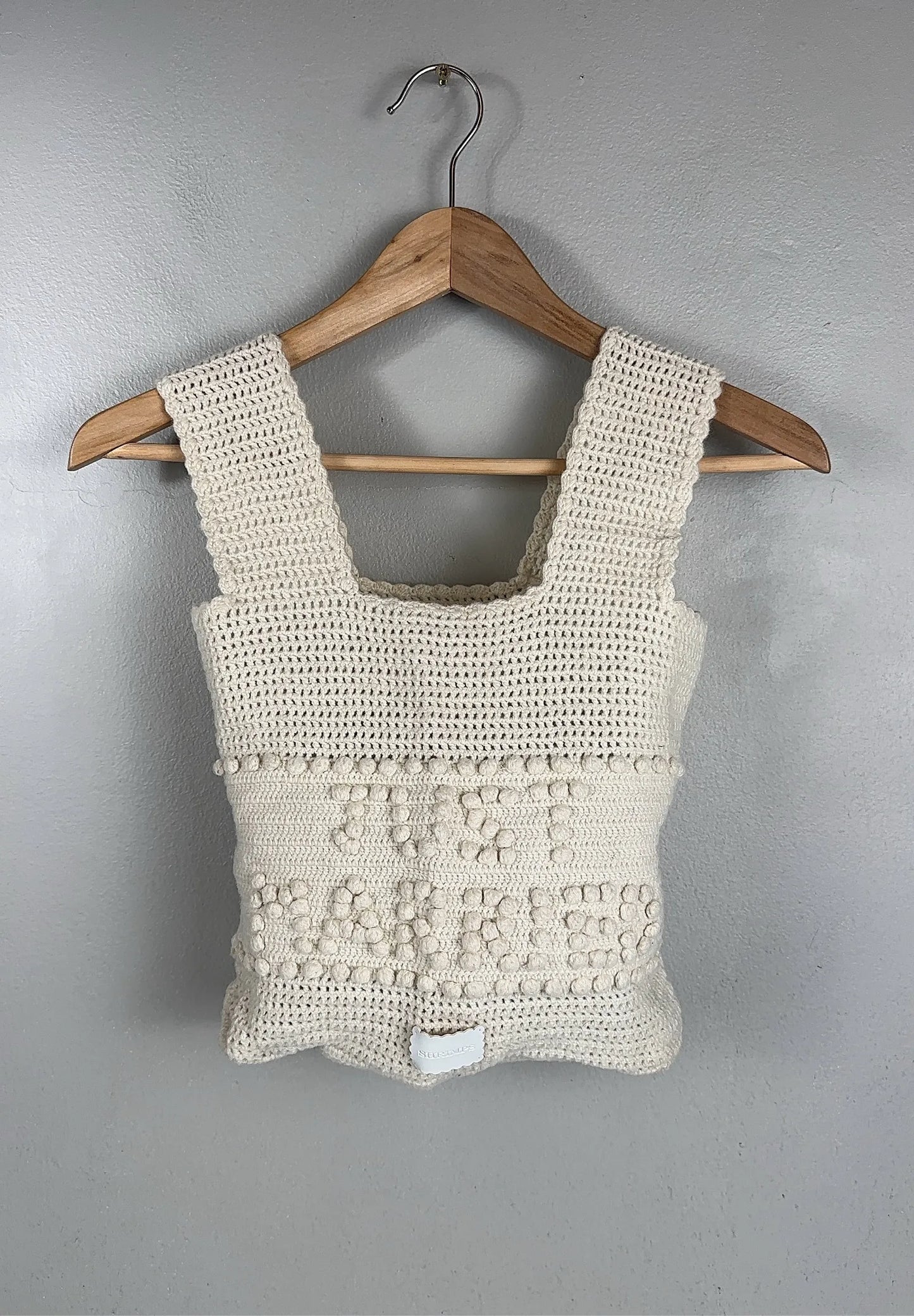 Shrimps-ullhandväska