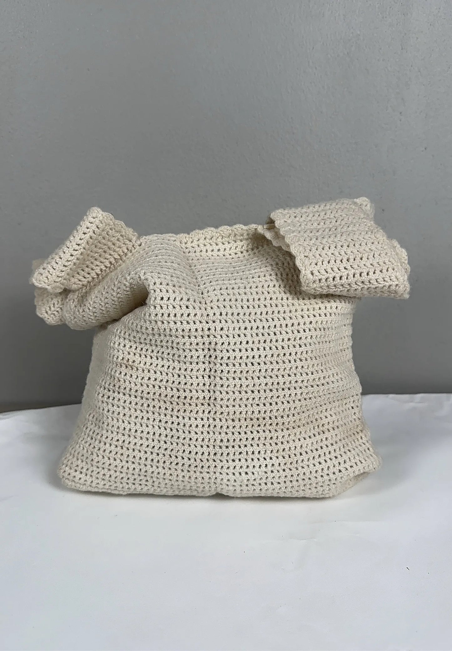 Shrimps-ullhandväska