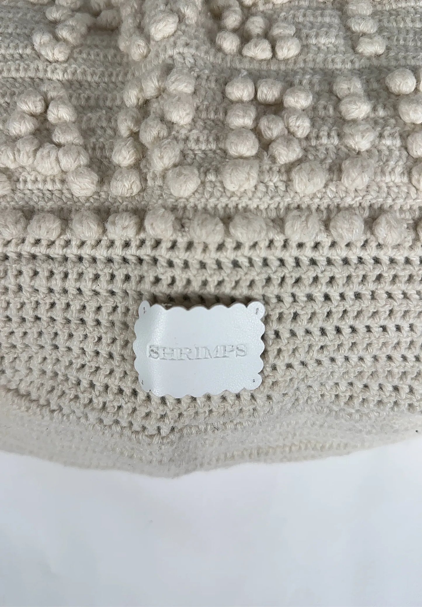 Shrimps-ullhandväska