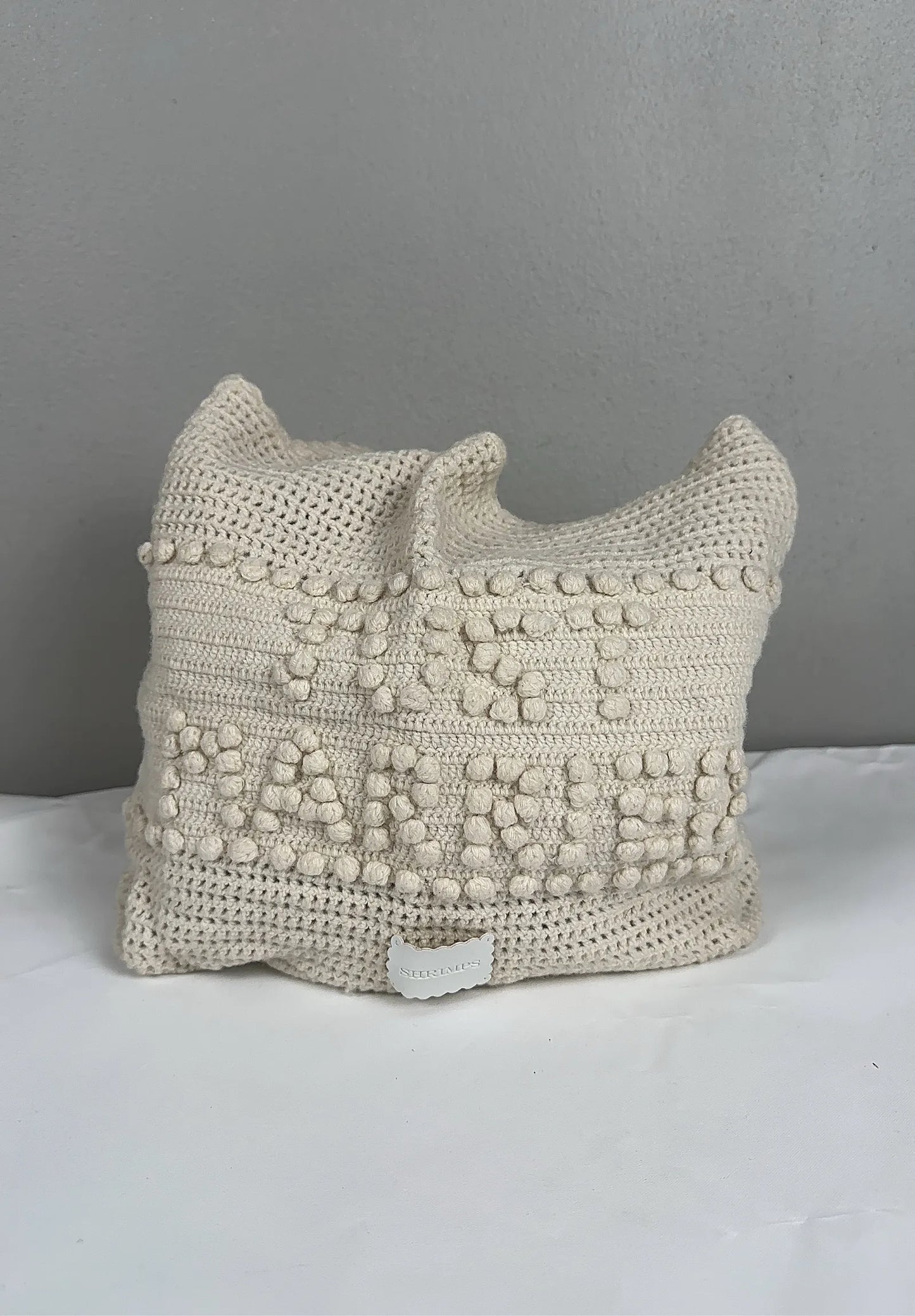 Shrimps-ullhandväska