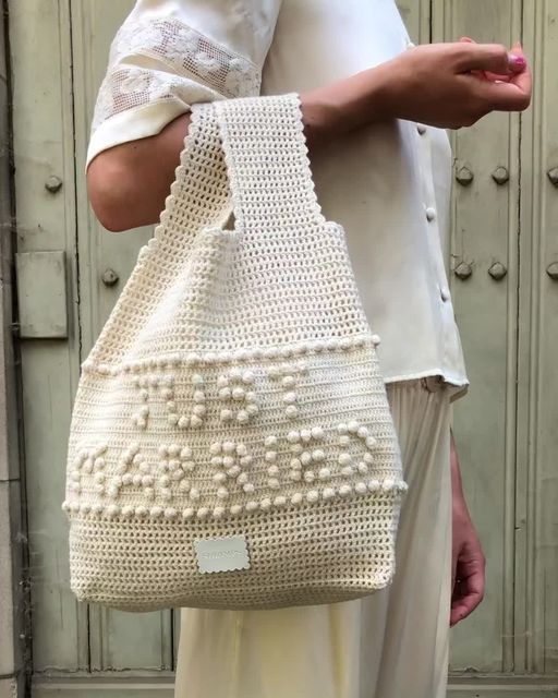 Shrimps-ullhandväska