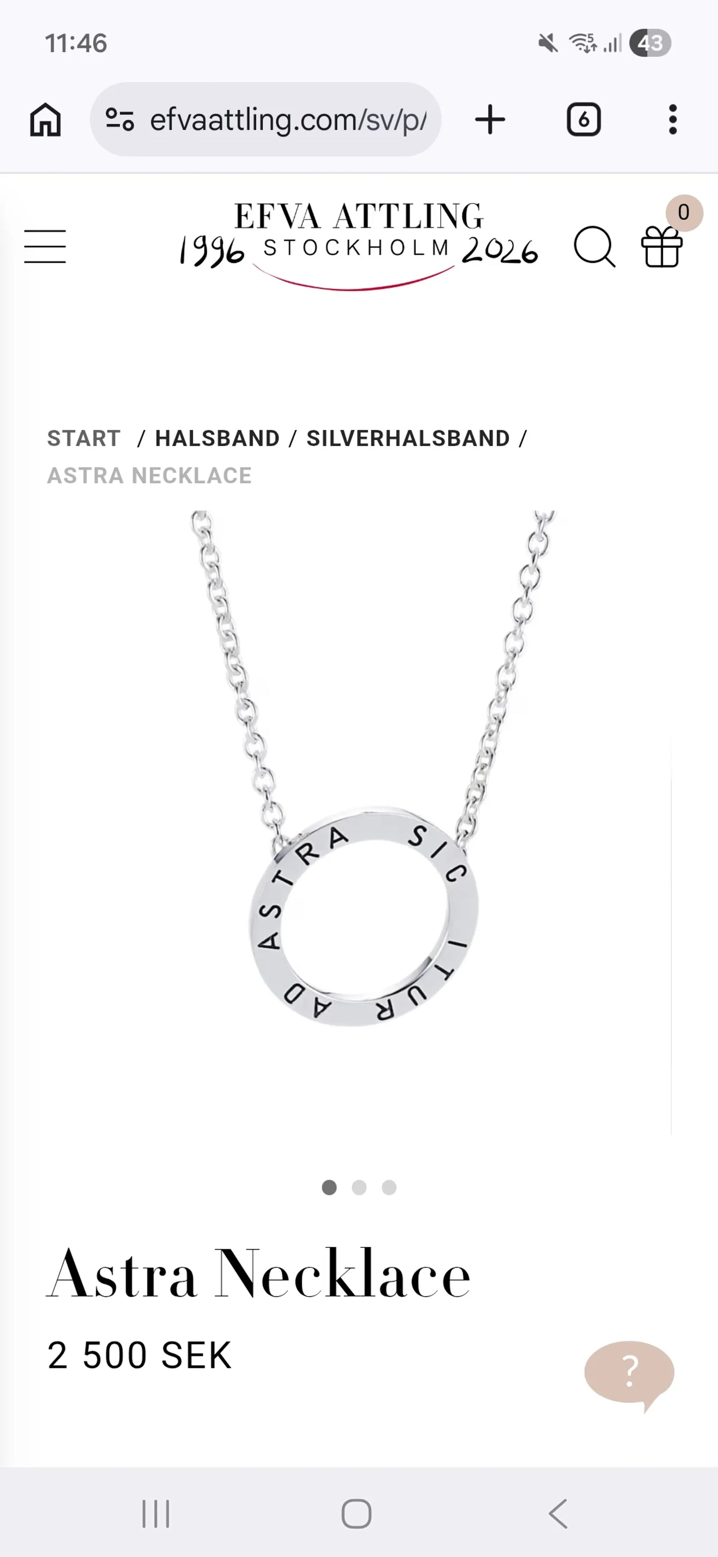 Efva Attling-halsband