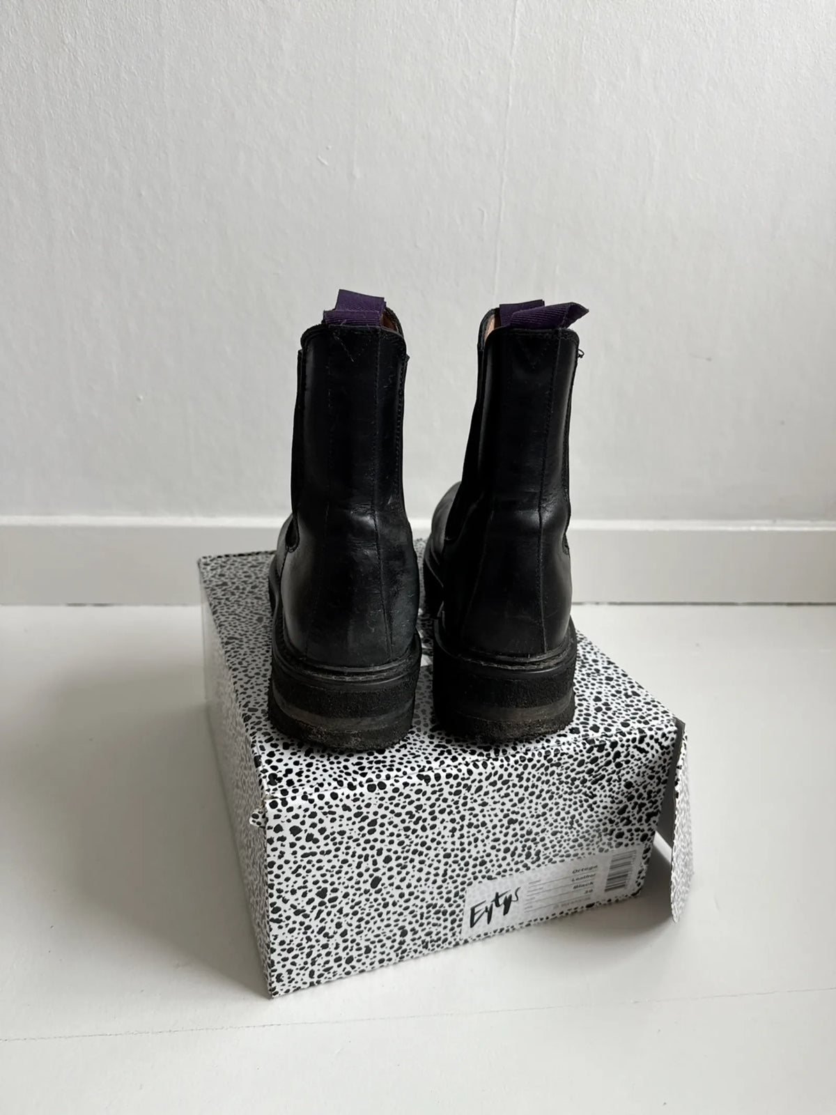 Eytys Ortega Leather Black Boots