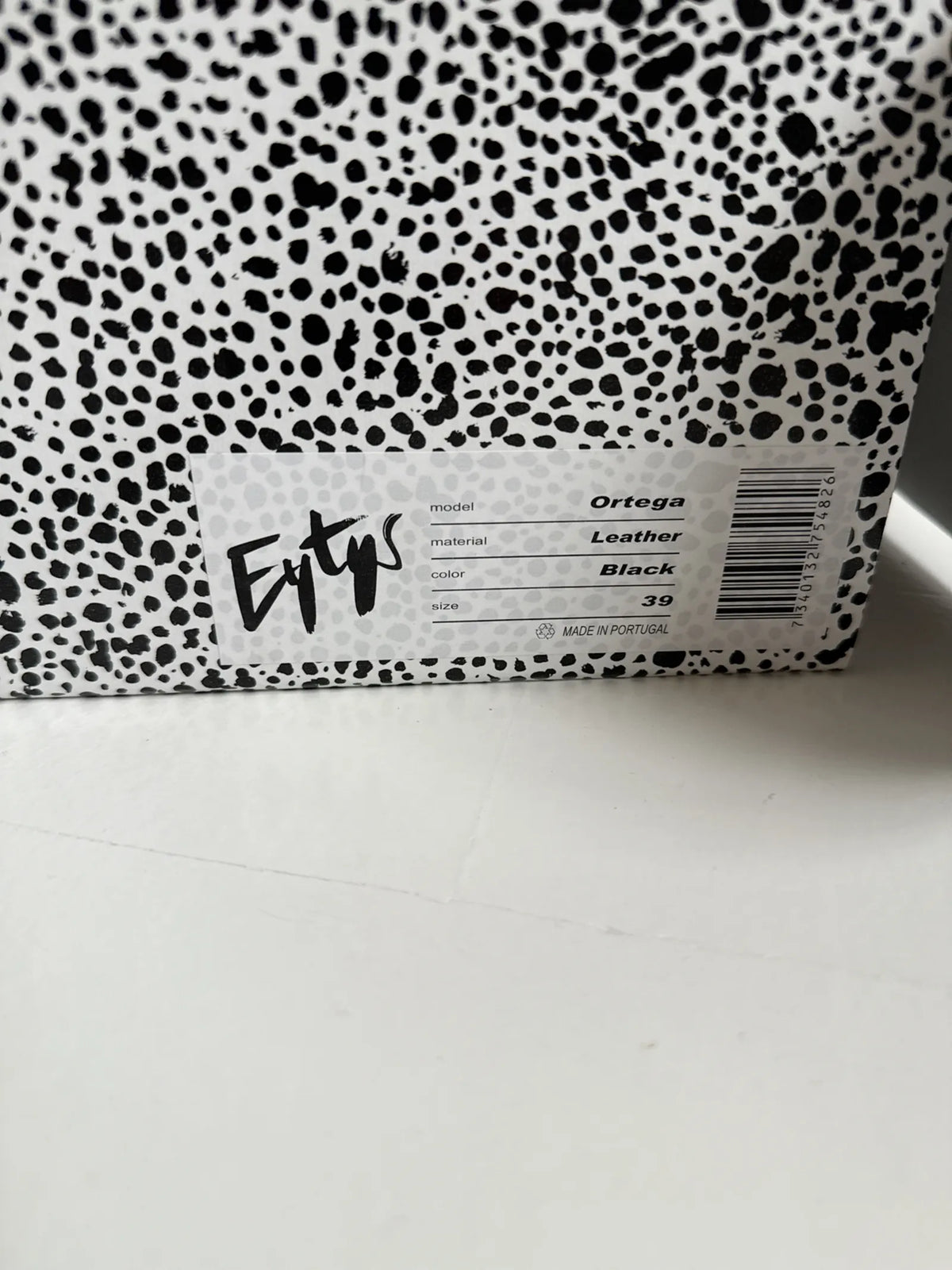 Eytys Ortega Leather Black Boots