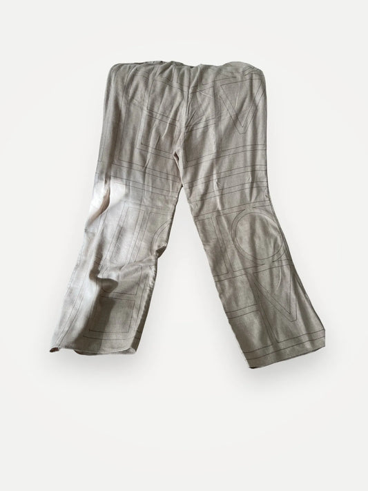 Toteme Monogram Flannel Pj Bottoms-byxor NWT