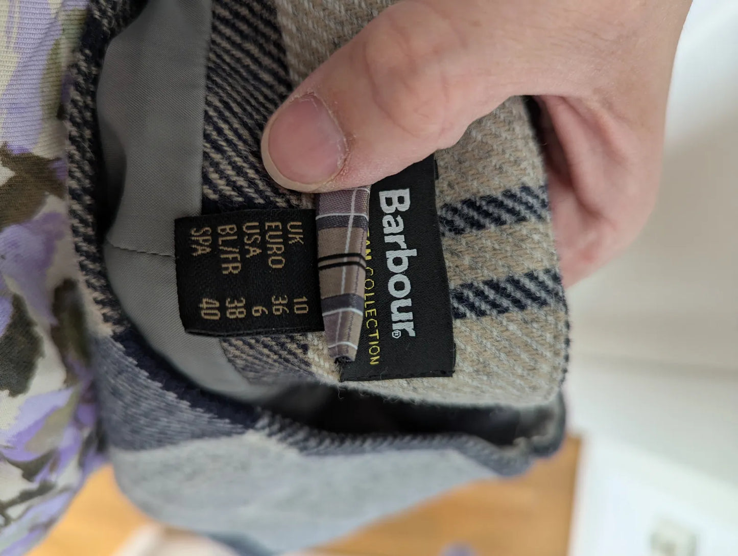 Barbour-ullkjol NWOT
