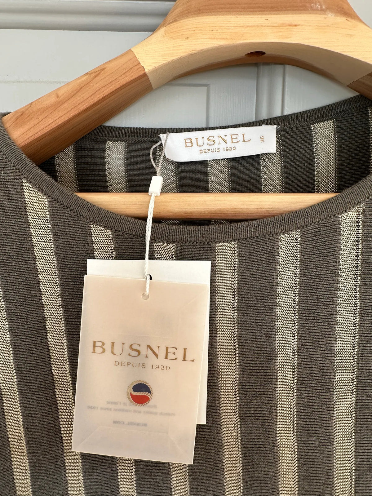 Busnel Cattie Olive-topp NWT