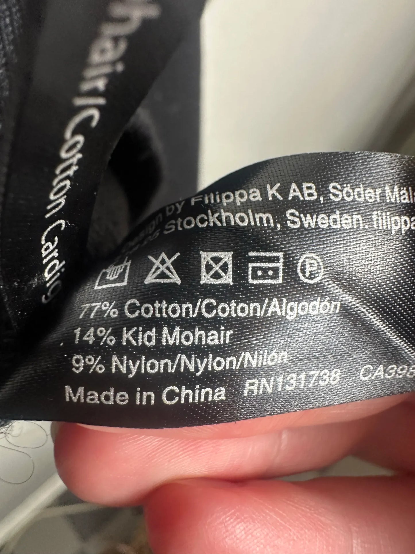 Filippa K Mohair/ Cotton-tröja NWT