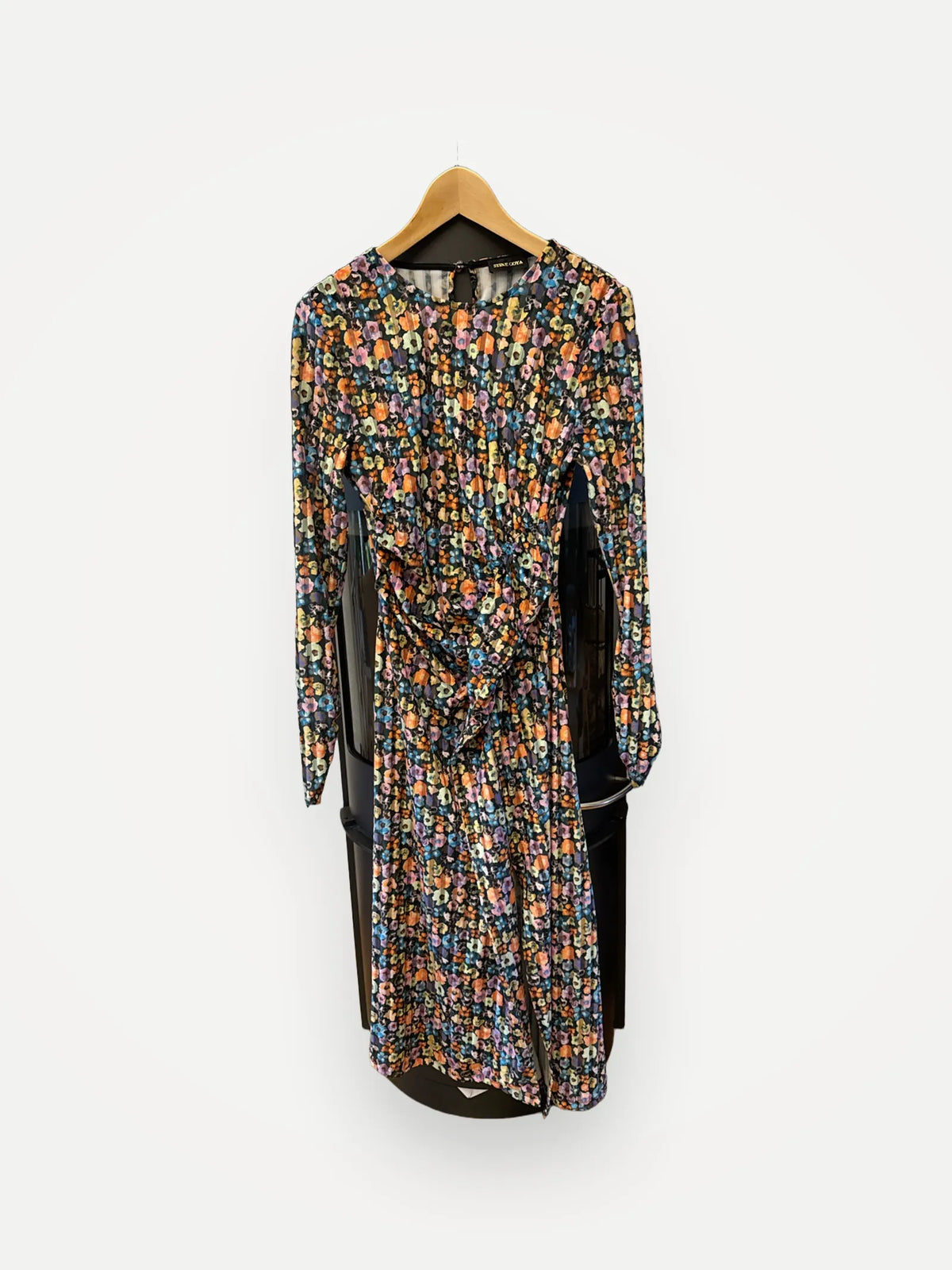 Stine Goya Linn Velvet Flower Dress