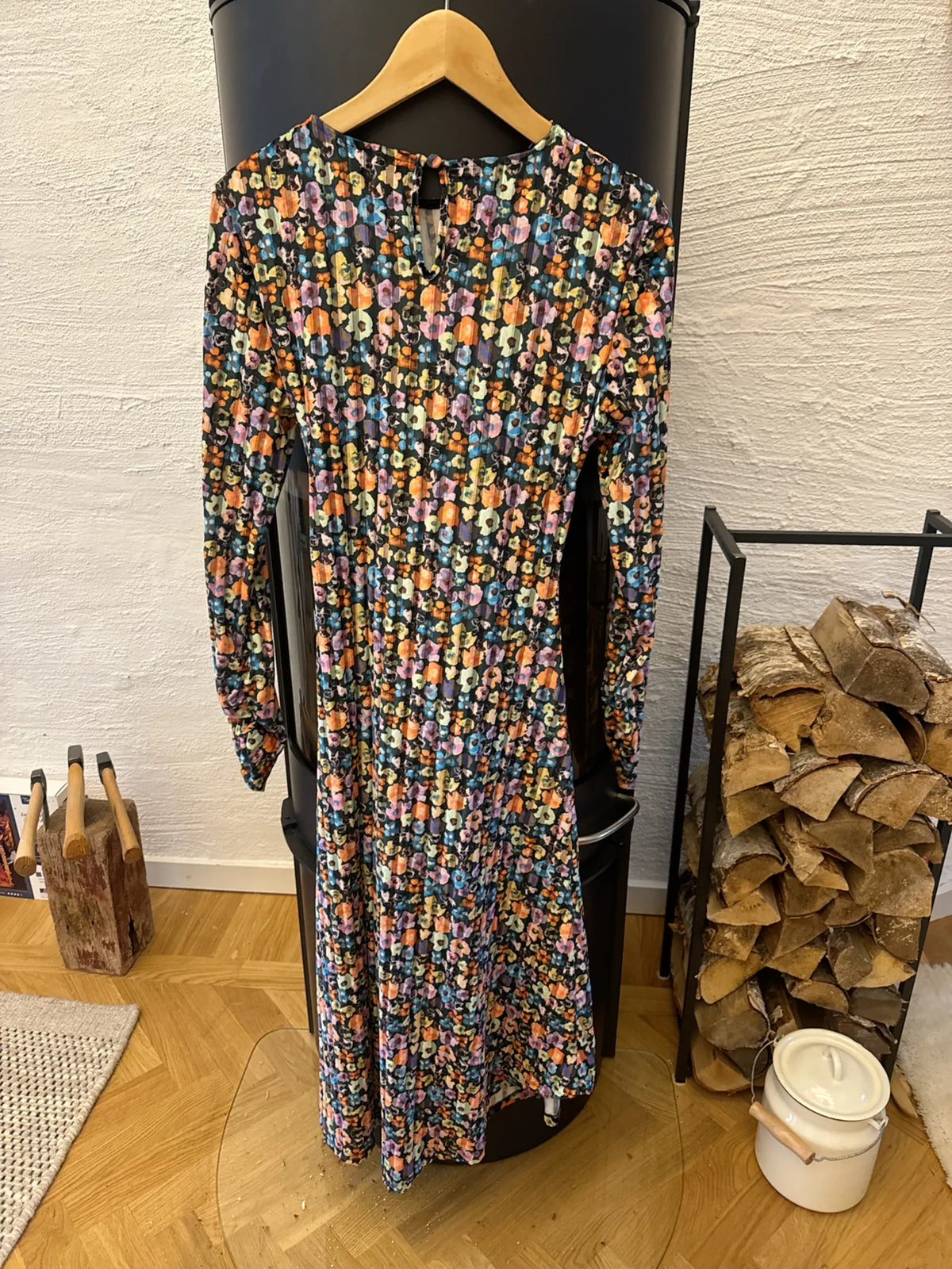 Stine Goya Linn Velvet Flower Dress