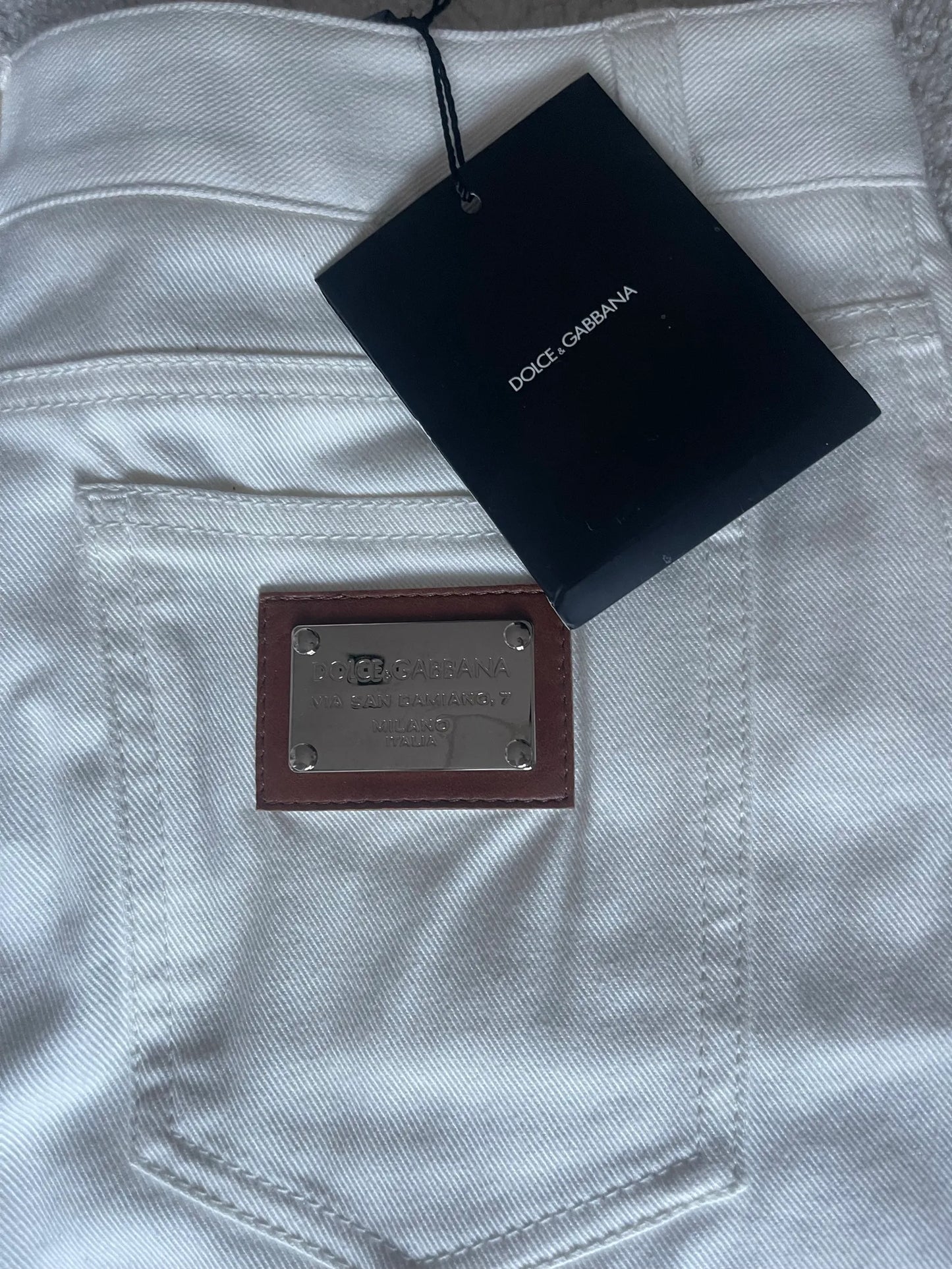 Dolce & Gabbana Stretch Straight Leg Jeans