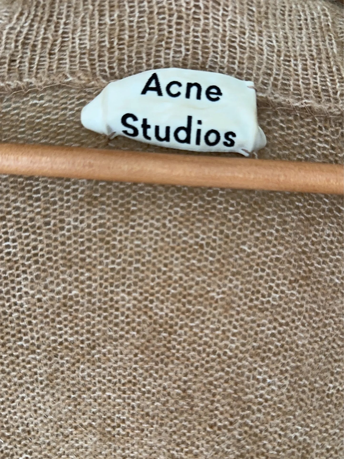 Acne Studios Raya Sh Mohair-ulltröja NWOT