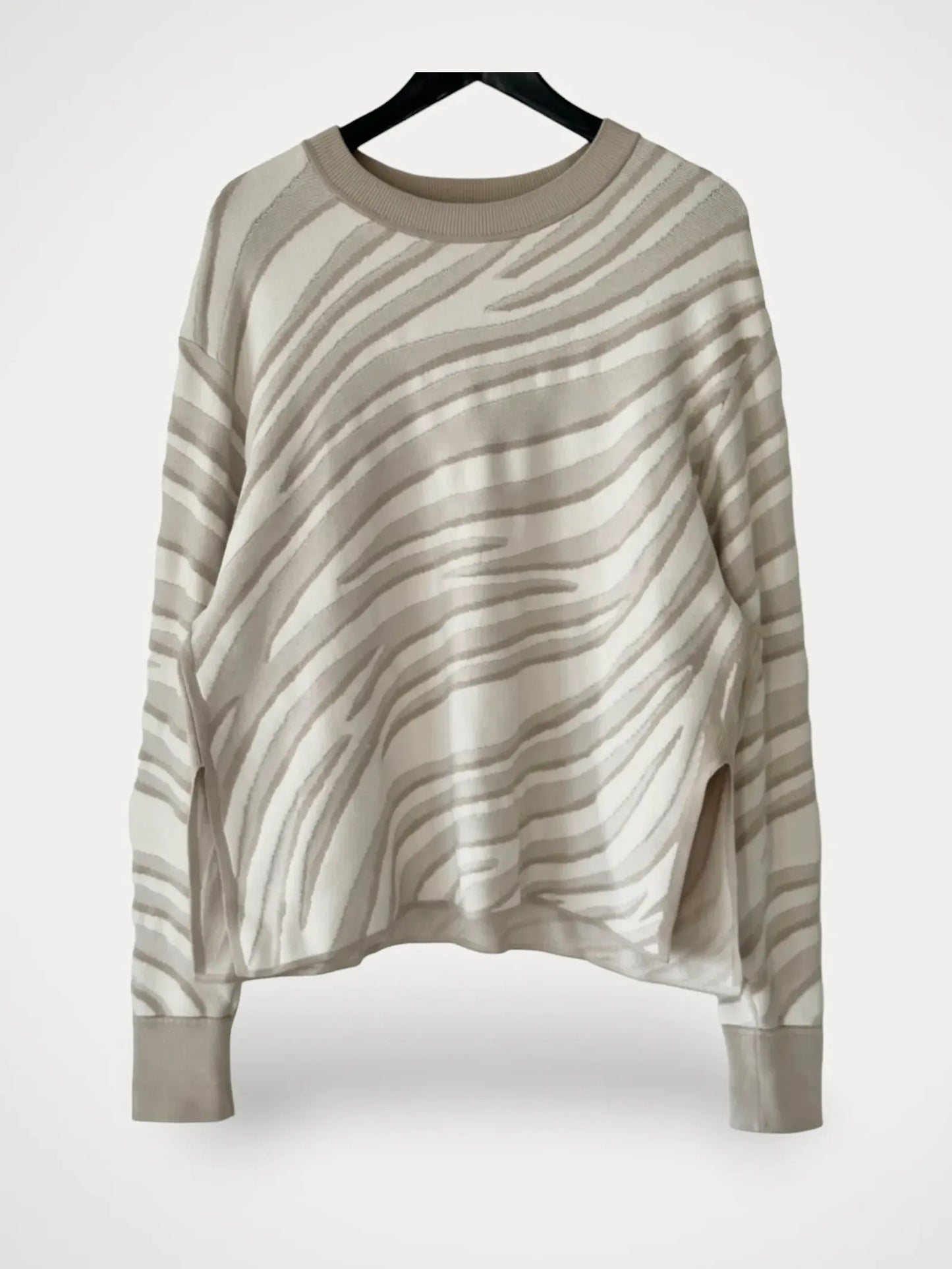 Cos Zebra Jaquard-knit-tröja