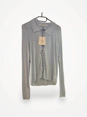 Second Female Cherr Knit Collar, Ice Water Cardigan