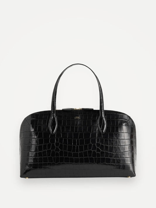 Toteme Day Tote Medium Croco-skinnhandväska